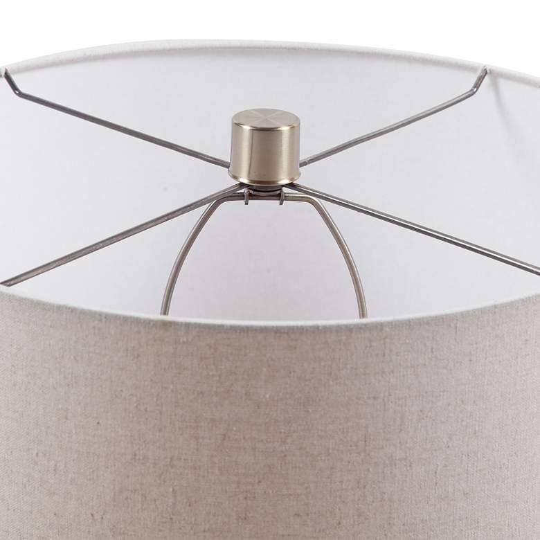 Callais Aqua Blue Column Ceramic Table Lamp