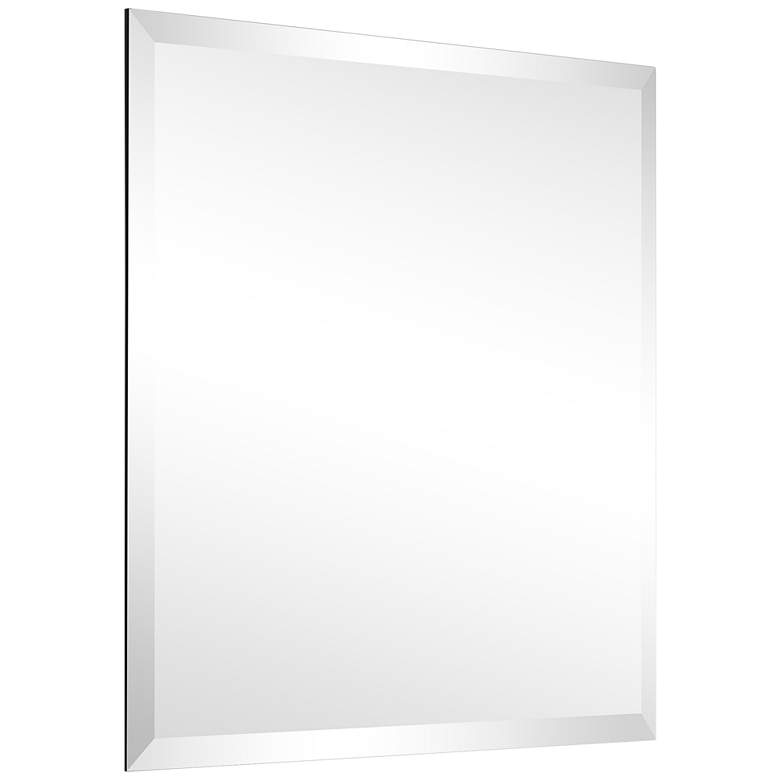 Tate Frameless Beveled Prism 24" Square Wall Mirror