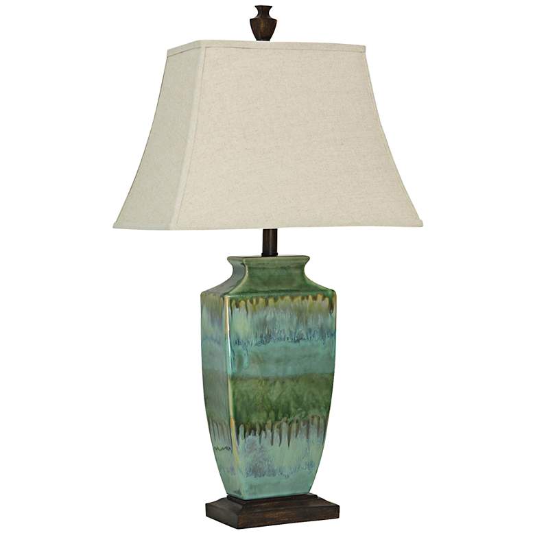Ardino Teal Blue and Green Table Lamp