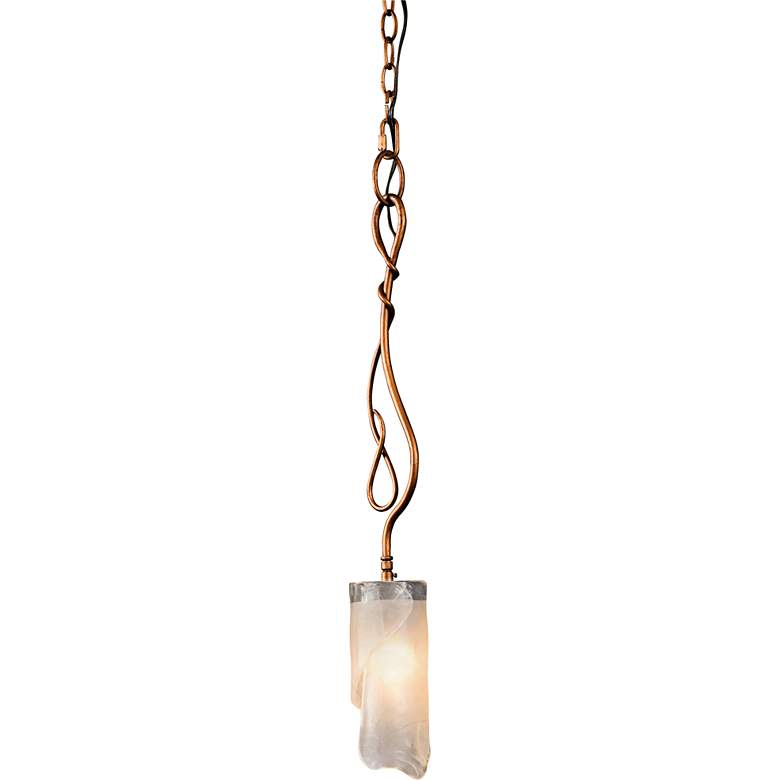 Varaluz Soho 4" Wide Hammered Ore Mini Pendant