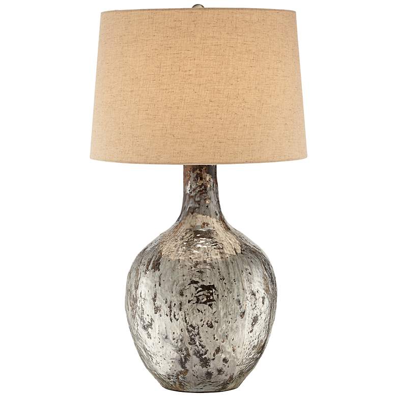 Possini Euro Shea Glass Urn Table Lamp