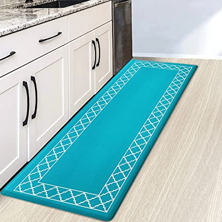 Kitchen Mat for Floor, 59-inch Long Kitchen Rug 0.47 inch Thick Coushiond Anti-Fatigue Mat No Skid Easy Clean Kitchen Rug and Mats