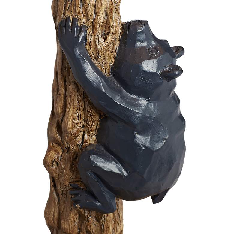 Climbing Bears Rustic Style USB Table Lamps Set of 2