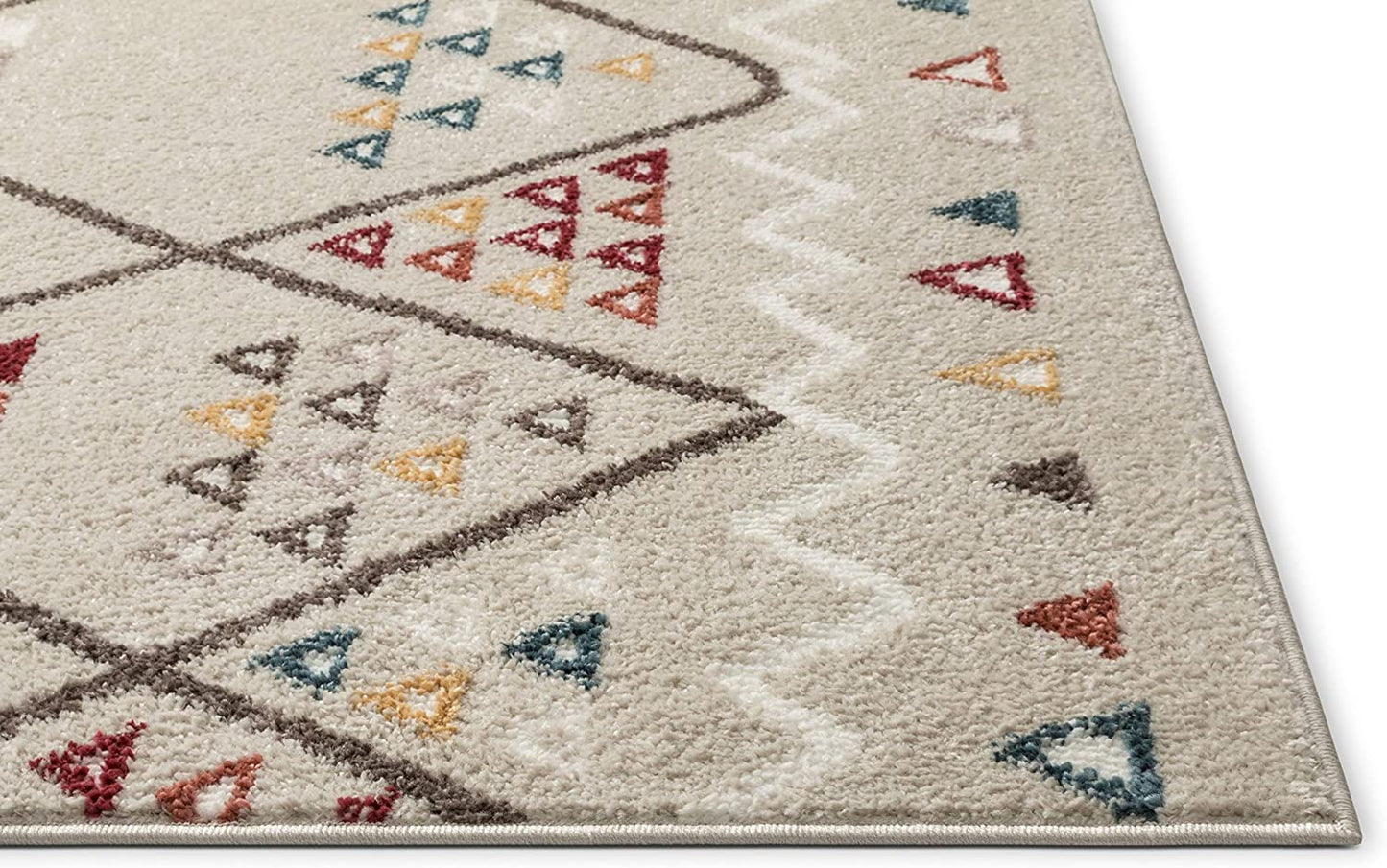 Moroccan Trellis Soft Area Rug Ivory