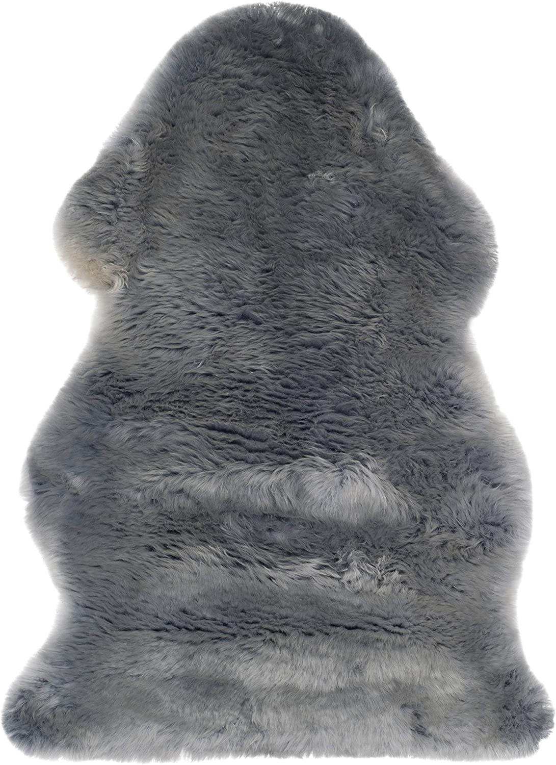Sheep Skin Collection White Handmade Rustic Glam Genuine Pelt Extra Thick Accent Soft Area Rug
