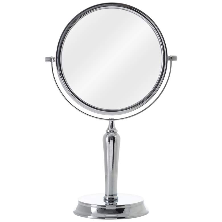Anaheim Satin Nickel 5X/1X Magnified Swivel Vanity Mirror