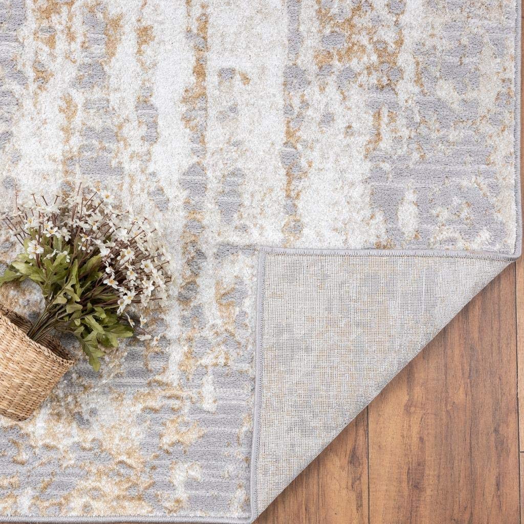 Copy of Copy of zaid Luxe Weavers Florance Collection 86572 Gold 5x7 Modern Area Rug