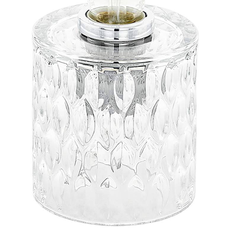 Eglo Cercamar 5" High Clear Glass Accent Table Lamp