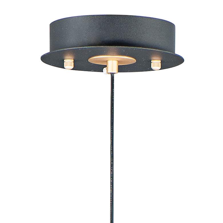 ET2 Newton 8 3/4" Wide Black Gold LED Mini Pendant Light