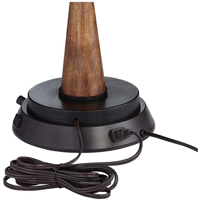 Helene Ceramic Table Lamp with Dimmable USB Workstation Base