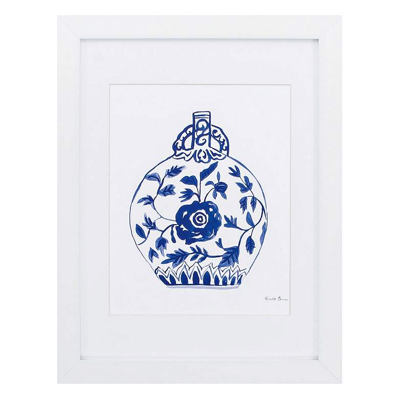 Chinoiserie II 23" High 2-Piece Framed Wall Art Set