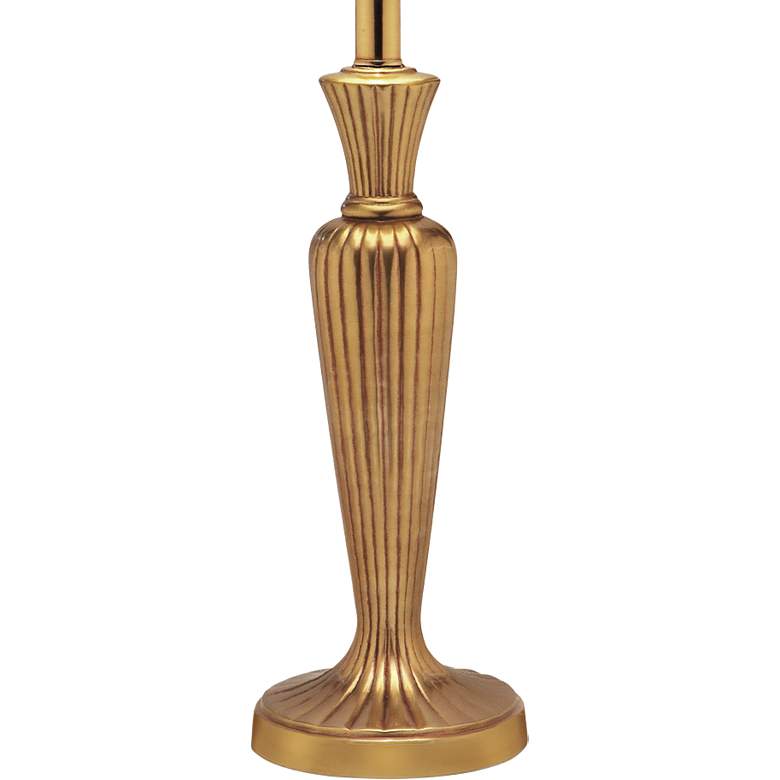Tannehill Umbered Brass Metal Buffet Table Lamp