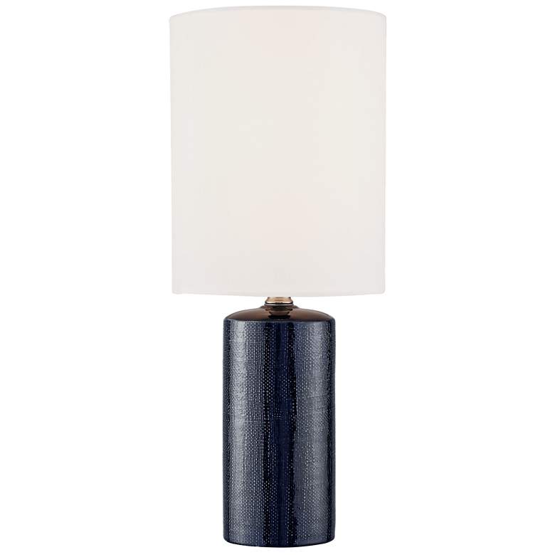 Jackie 19" High Navy Blue Accent Table Lamps Set of 2