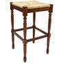 Thomasville 29 1/4" Chestnut Wood Barstool