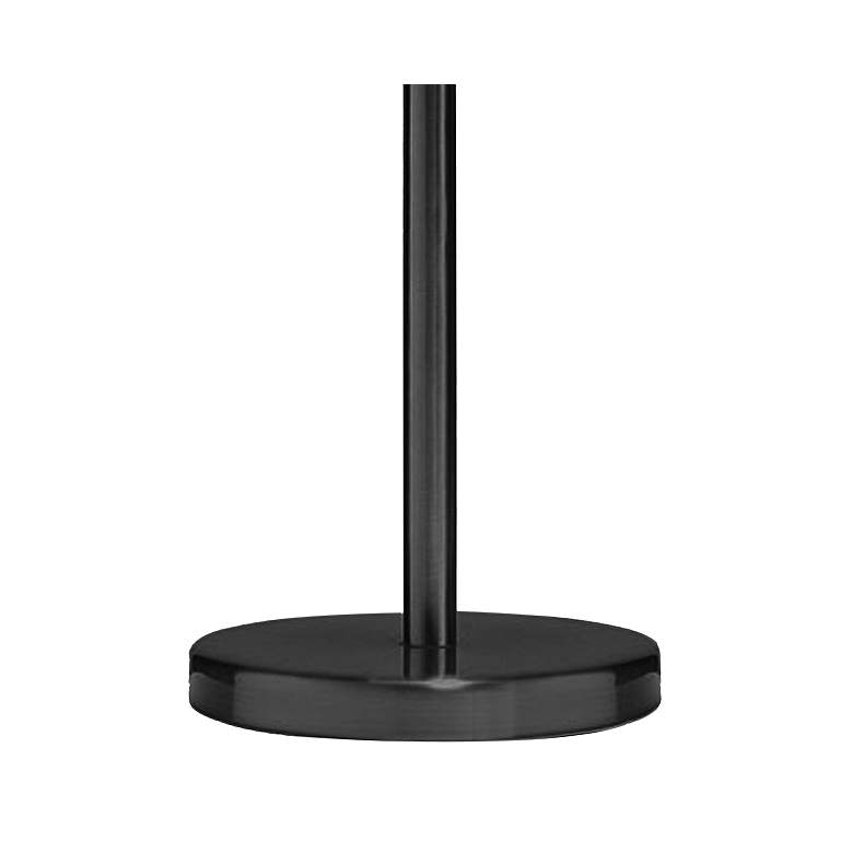 Paza 18" High Matte Black Metal Accent Table Lamp