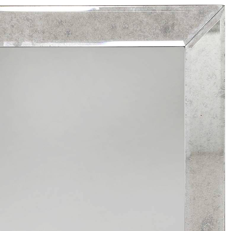 Annesdale Antique Glass 24" Square Frameless Wall Mirror