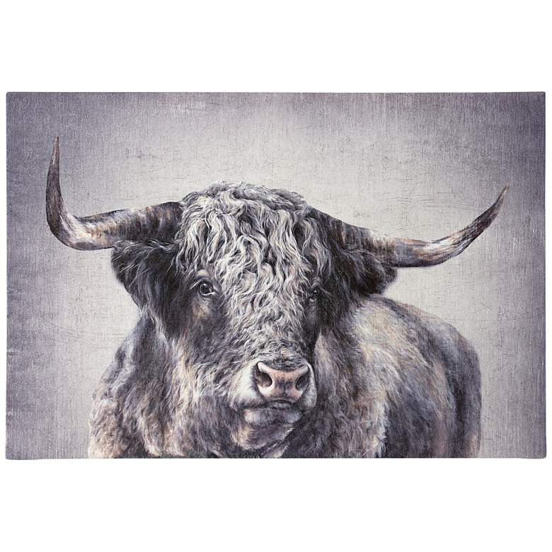 Animal Portraits 36" Wide Bull Canvas Wall Art