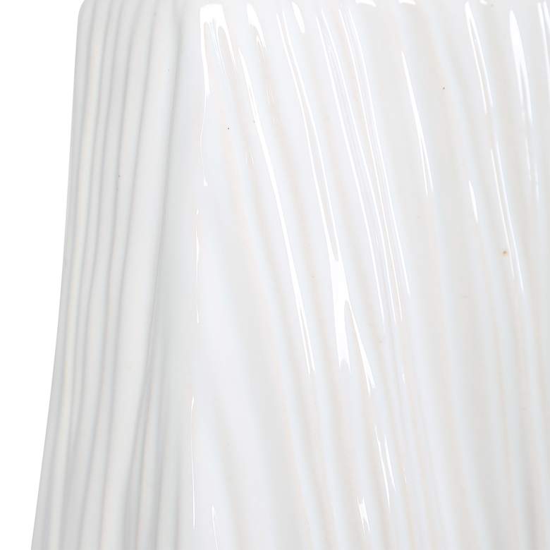 Sycamore Gloss White Ceramic Table Lamp