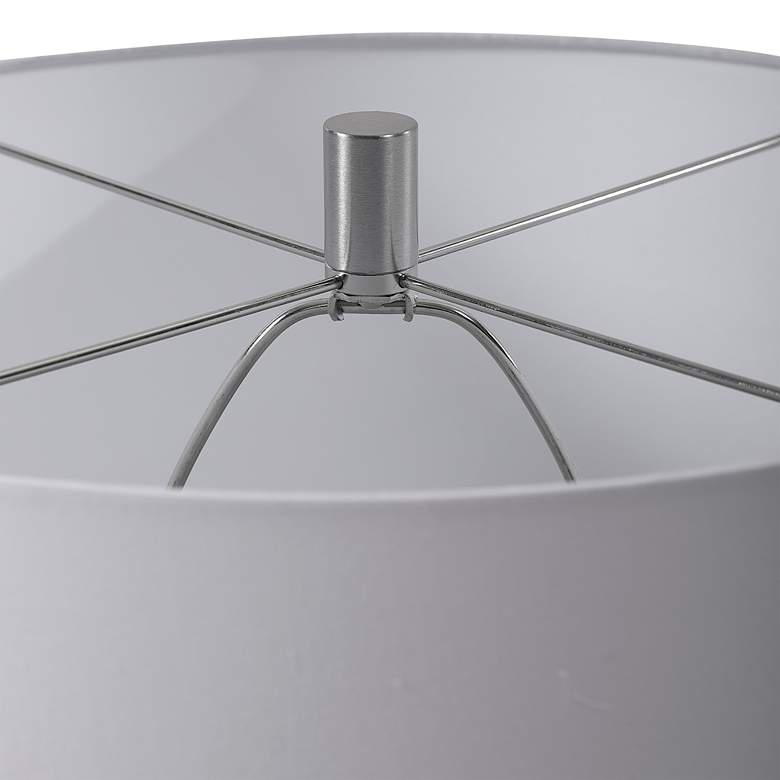 Kari Light Gray Glaze Ceramic Table Lamp
