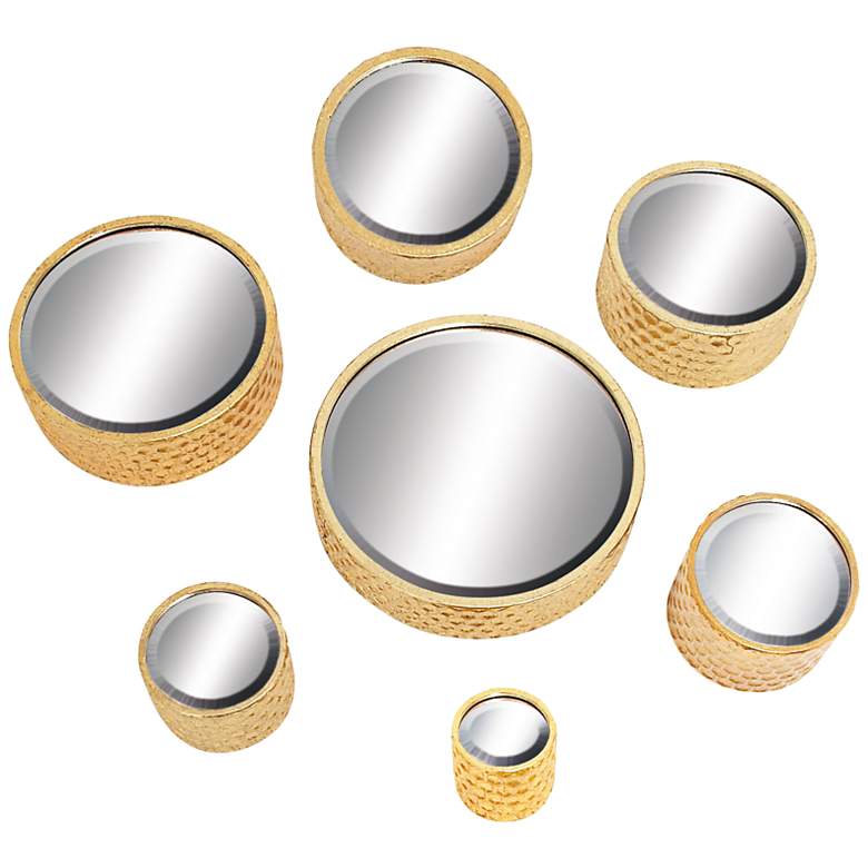 Wasilla Beveled Mirrored 7-Piece Wall Art Set