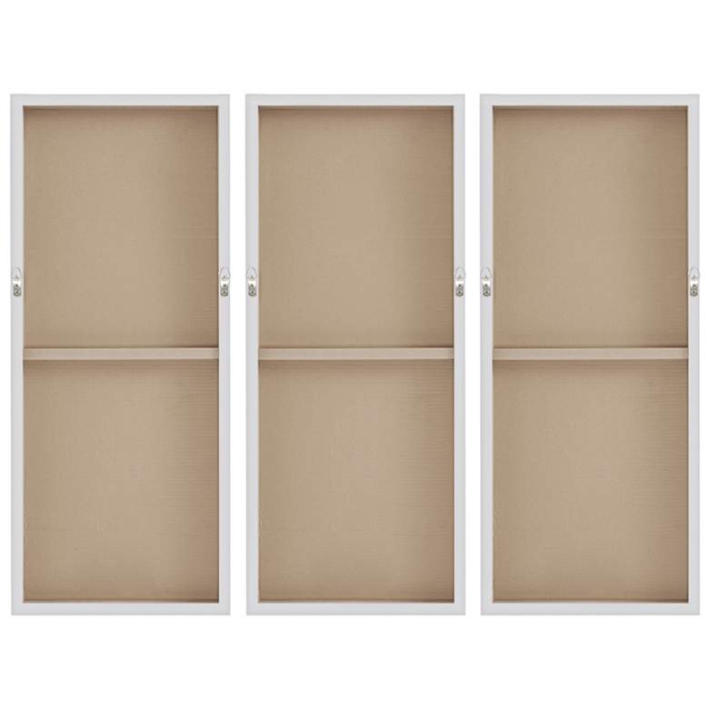 Twilight Mystere 35" High 3-Piece Canvas Wall Art Set