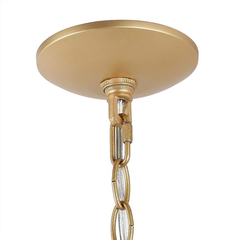 Nash 7 1/2" Wide Gold Metal Mini Pendant Light