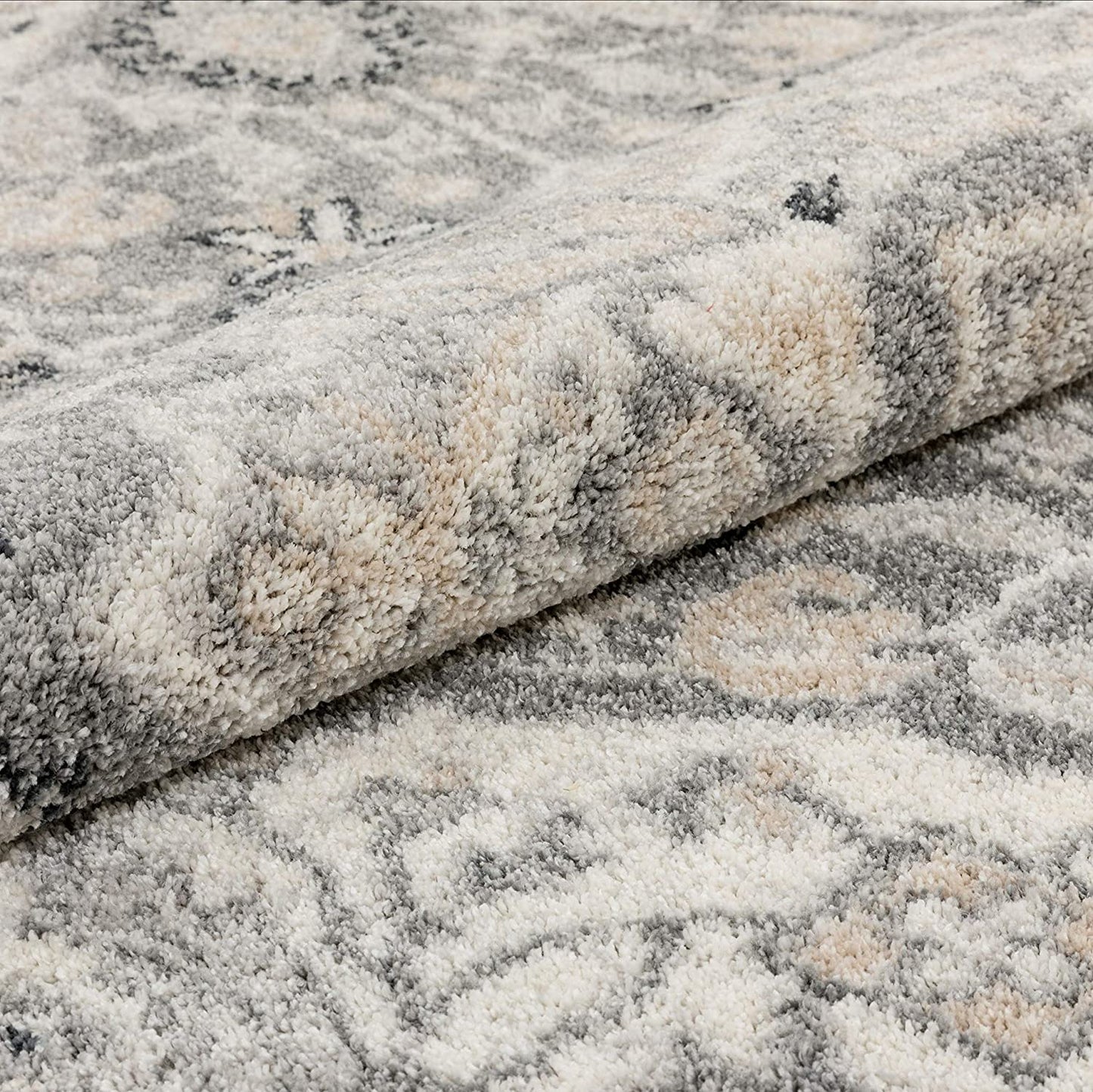 Forti Grey Persian Medallion Area Rug