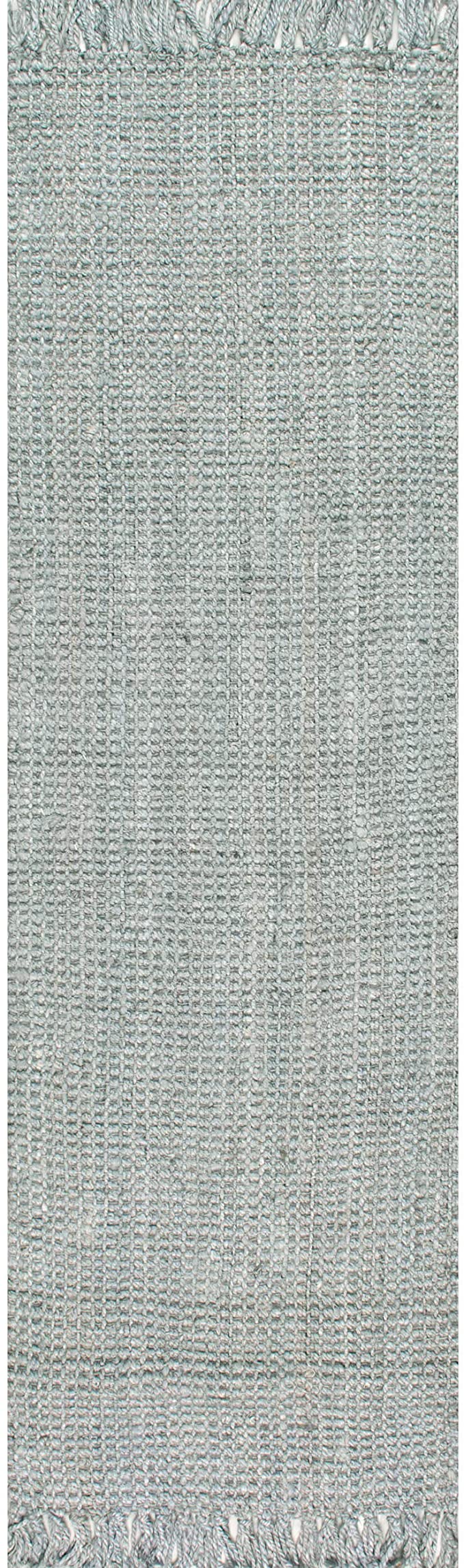 Chunky Loop Grey Jute Rug - Multiple sizes available