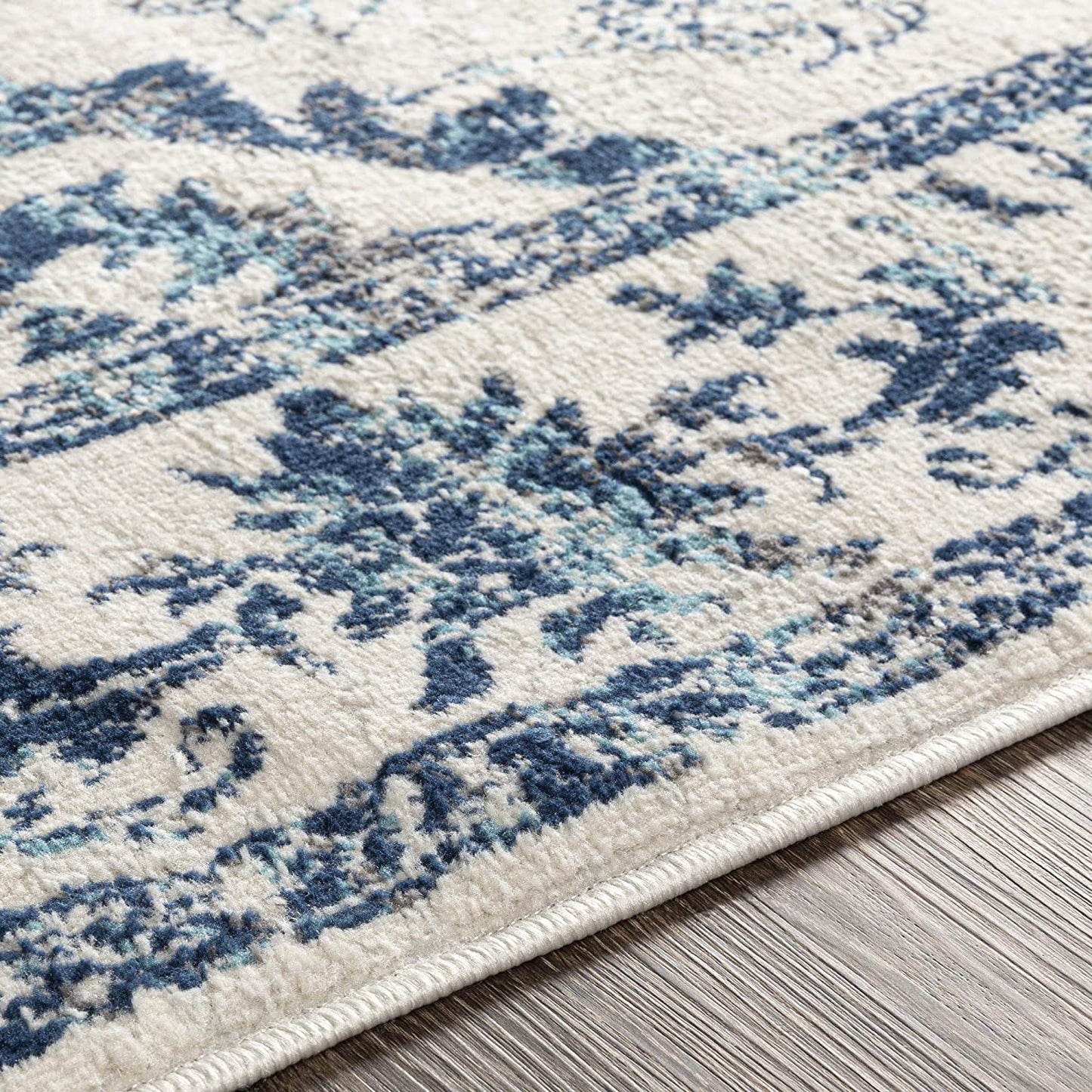 Delney Blue Soft Area Rug