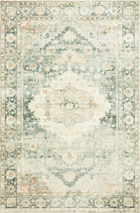 Rosette Beige / Multi, Traditional Area Rug