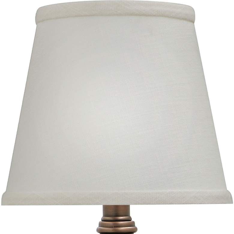 Hanna 16"H Antique Old Bronze Mini Accent Table Lamp