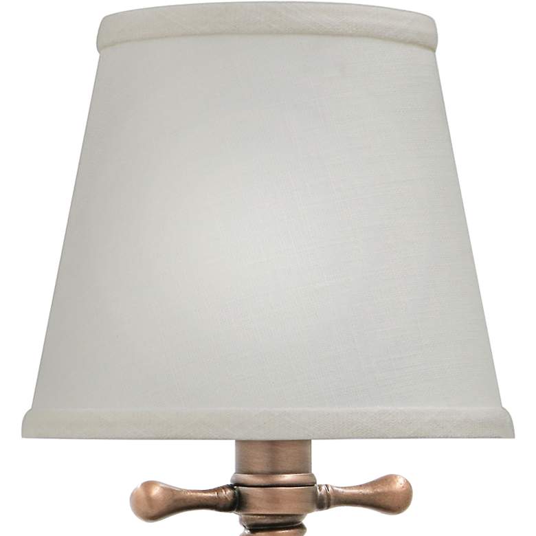 Bing 13"H Antique Old Bronze Mini Accent Table Lamp
