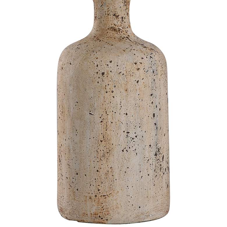 Olney Multi-Color Cream Concrete Bottle Table Lamp