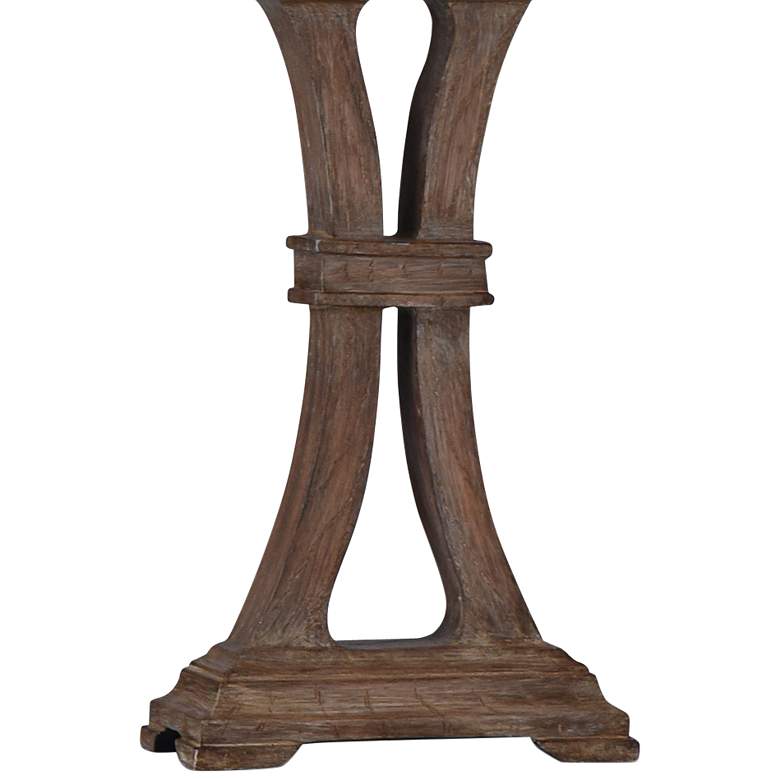 Roanoke Painted Old Wood Banded Post Table Lamp