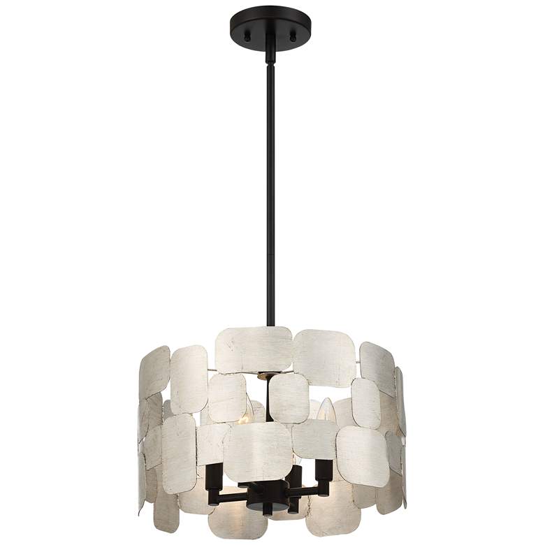 Possini Euro Stella 15" Wide Soft Leaf Modern Pendant Light