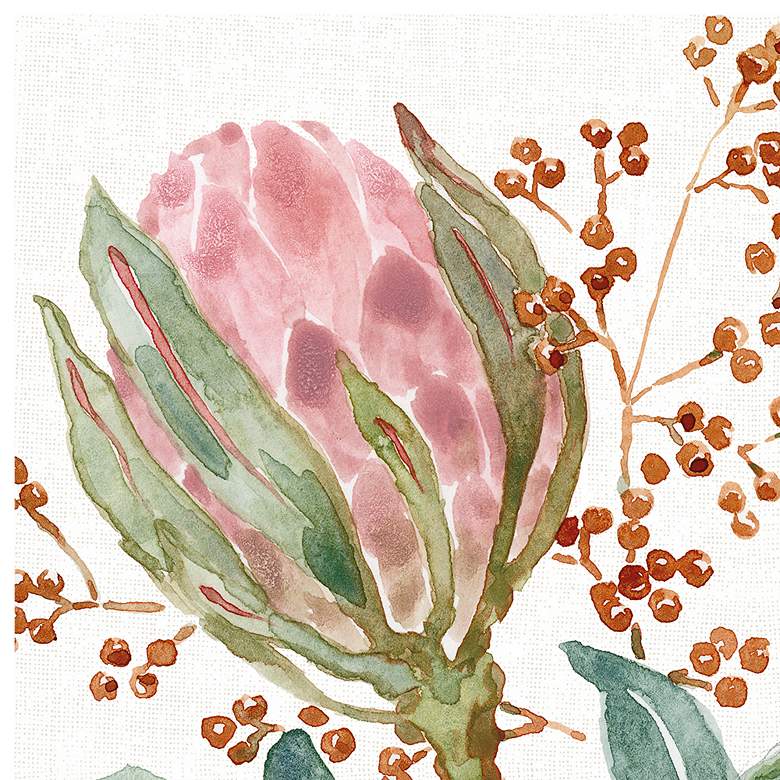 Protea Passion 24" Square Outdoor Canvas Wall Art