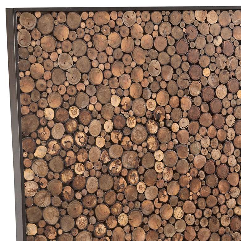 Topi 30" High Natural Wood Wall Art