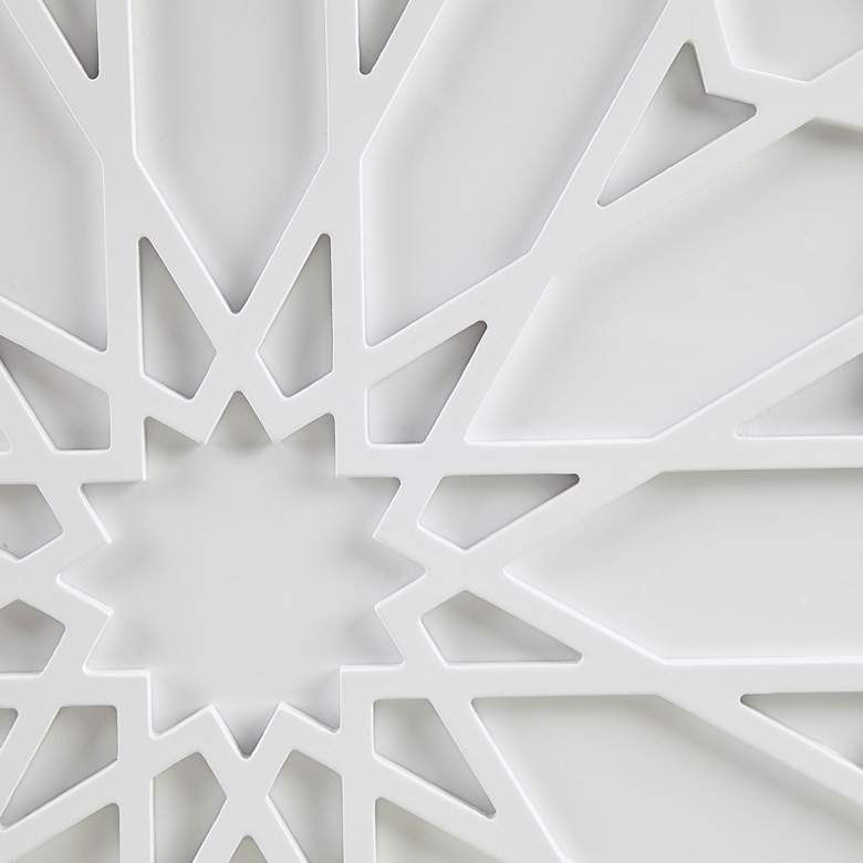 Boho Notion 23 1/2" Square Carved Wood Wall Art