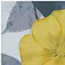 Yellow Bloom 30" Square Canvas Wall Art