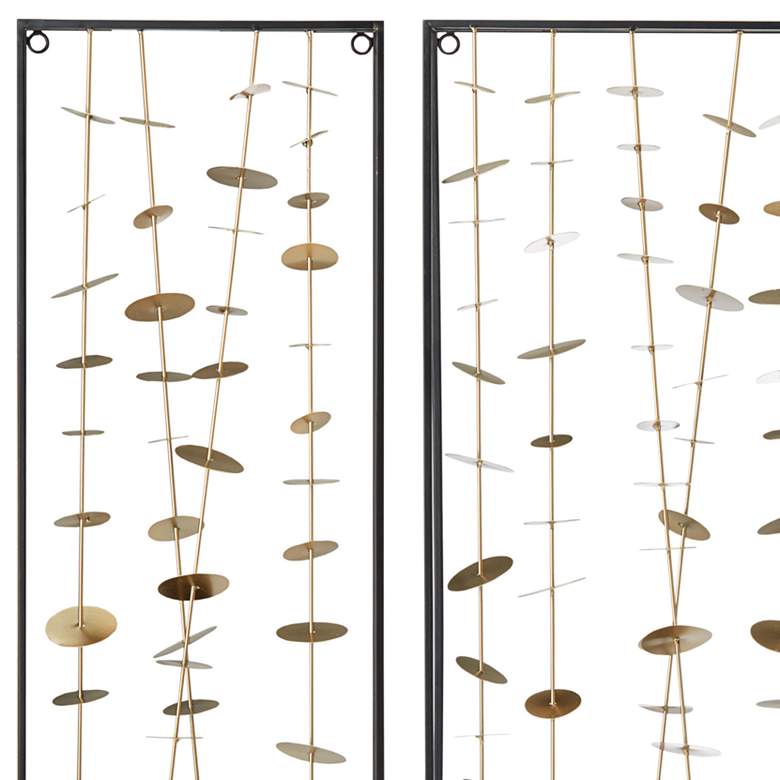 Clement 32" High 3-Piece Framed Metal Wall Art Set