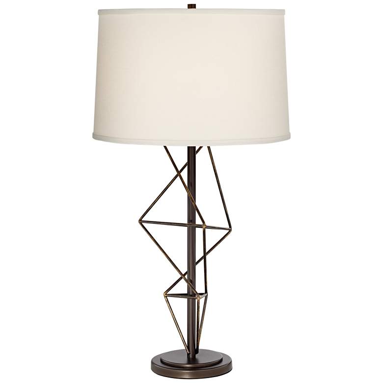 Geometry Open Base Modern Metal Table Lamp