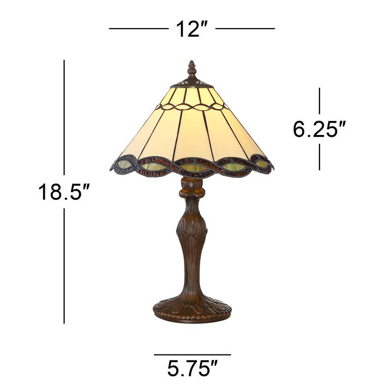 Louis Tiffany 18 1/2" High Camile Accent Table Lamp