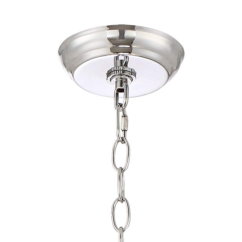 Possini Euro Elliot Lake 16 3/4" Wide Chrome Foyer Pendant