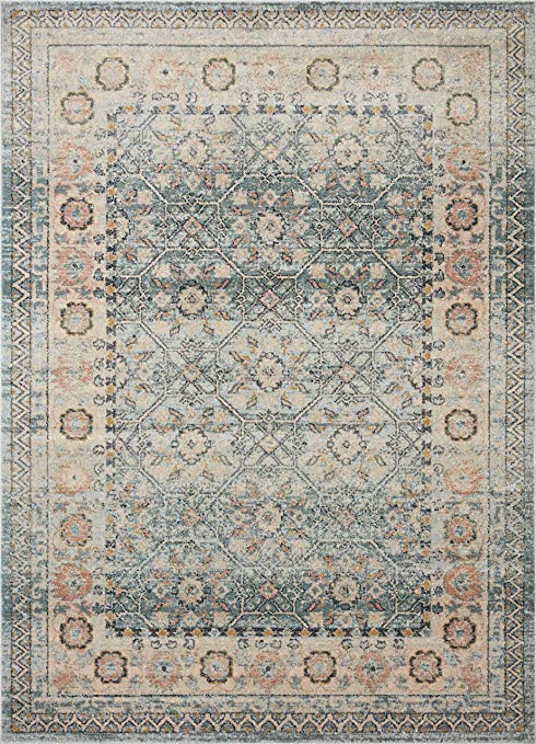 Loloi II Jocelyn Collection JOC-01 Sand / Multi, Transitional 7'-10" x 10' Area Rug