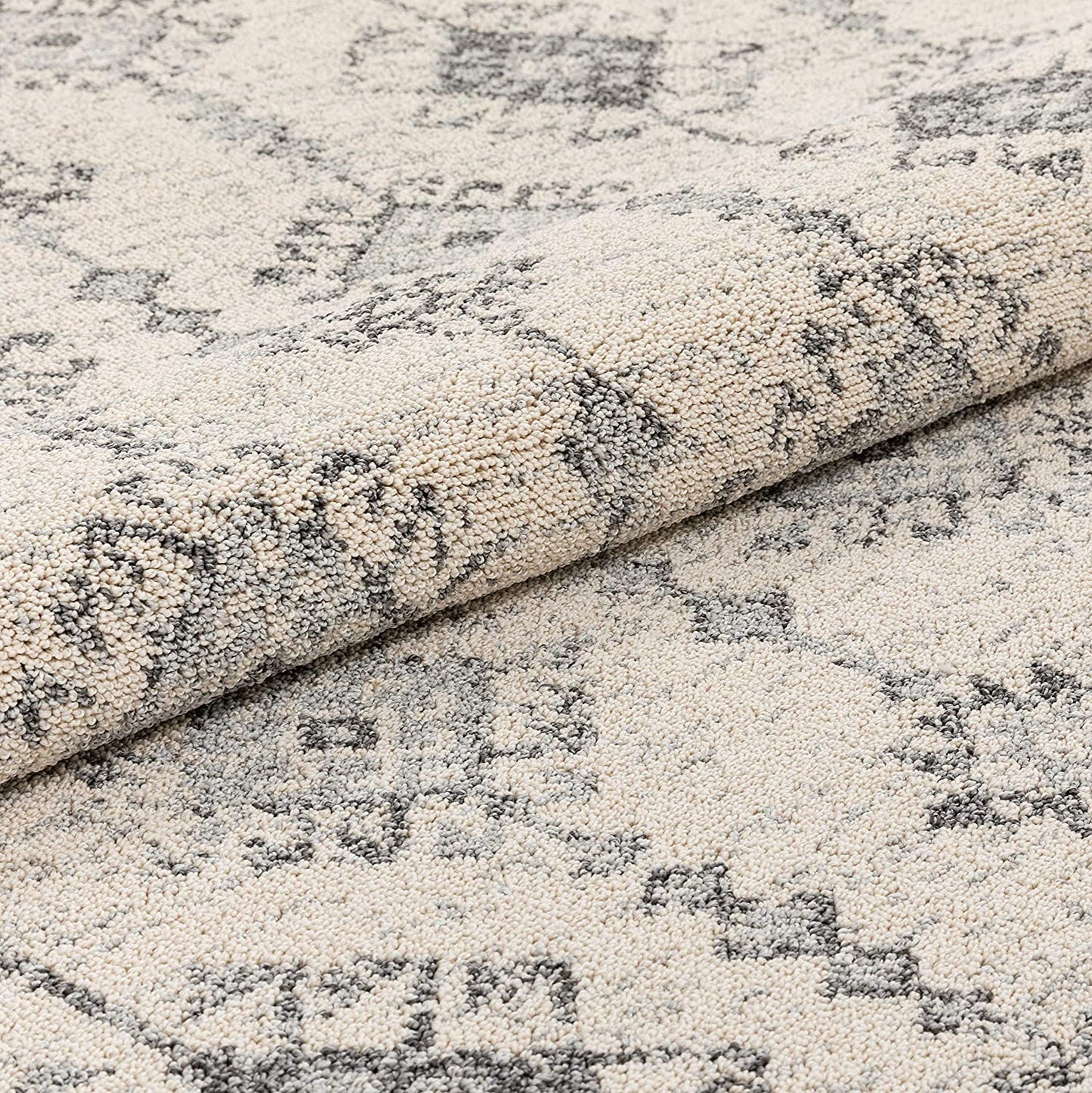 Moroccan Tassel Beige Soft Area Rug