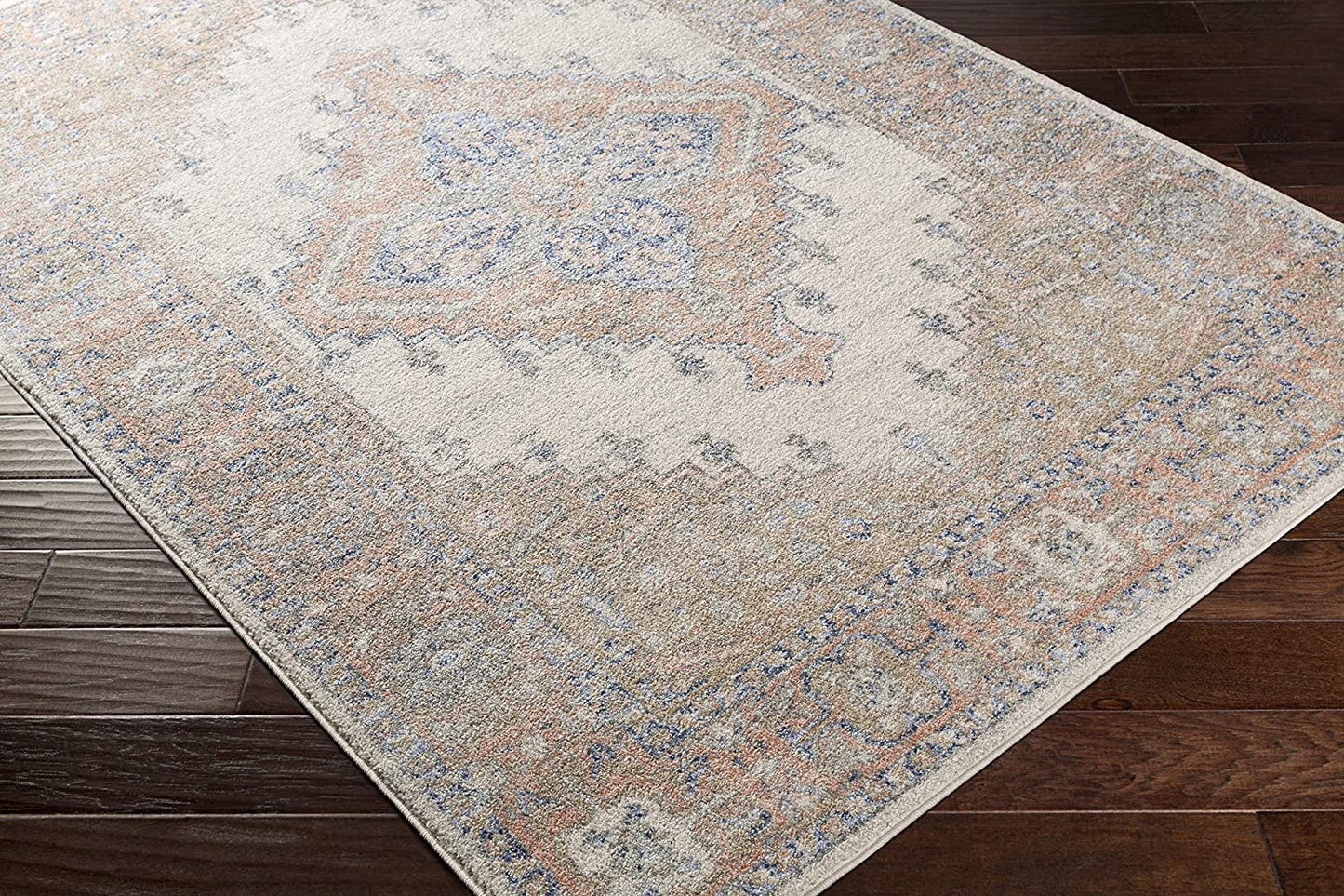 Olena Soft Area Rug Blush/Gray