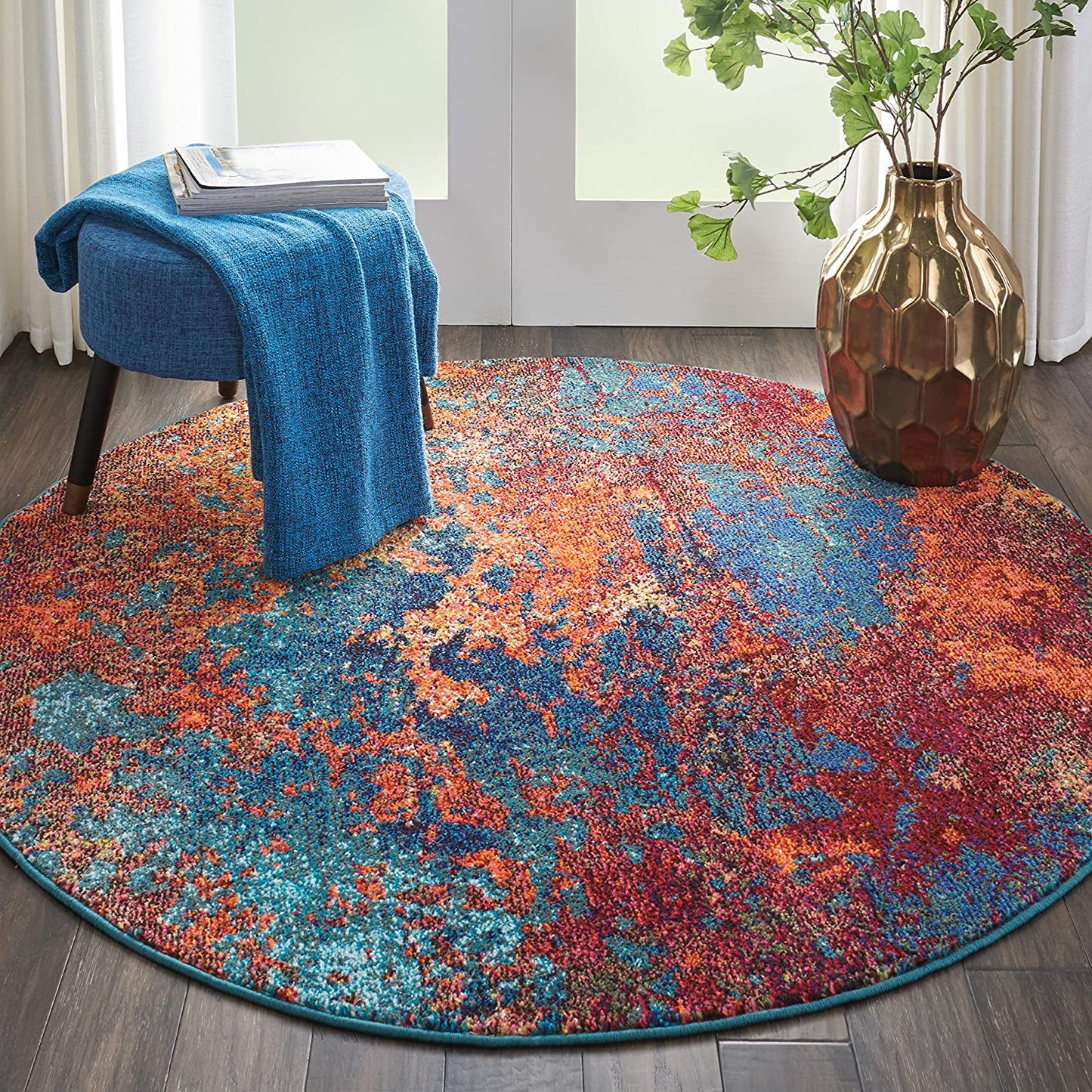 Celestial Modern/Contemporary Atlantic Soft Area Rug