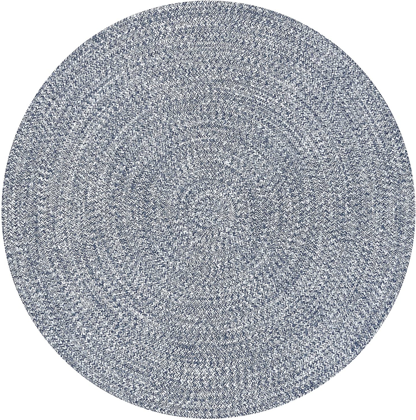 Braided Light Blue Indoor/Outdoor Area Rug