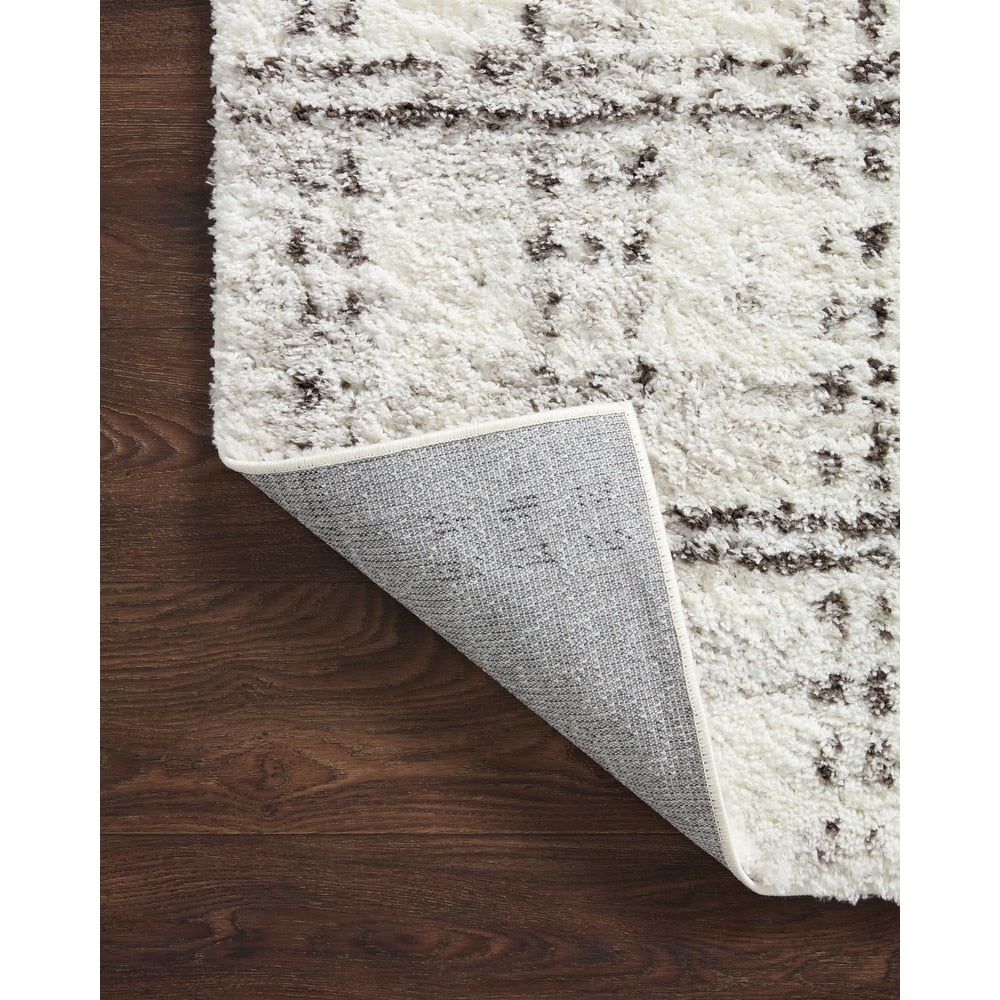 Modern Checkered Shag Soft Area Rug