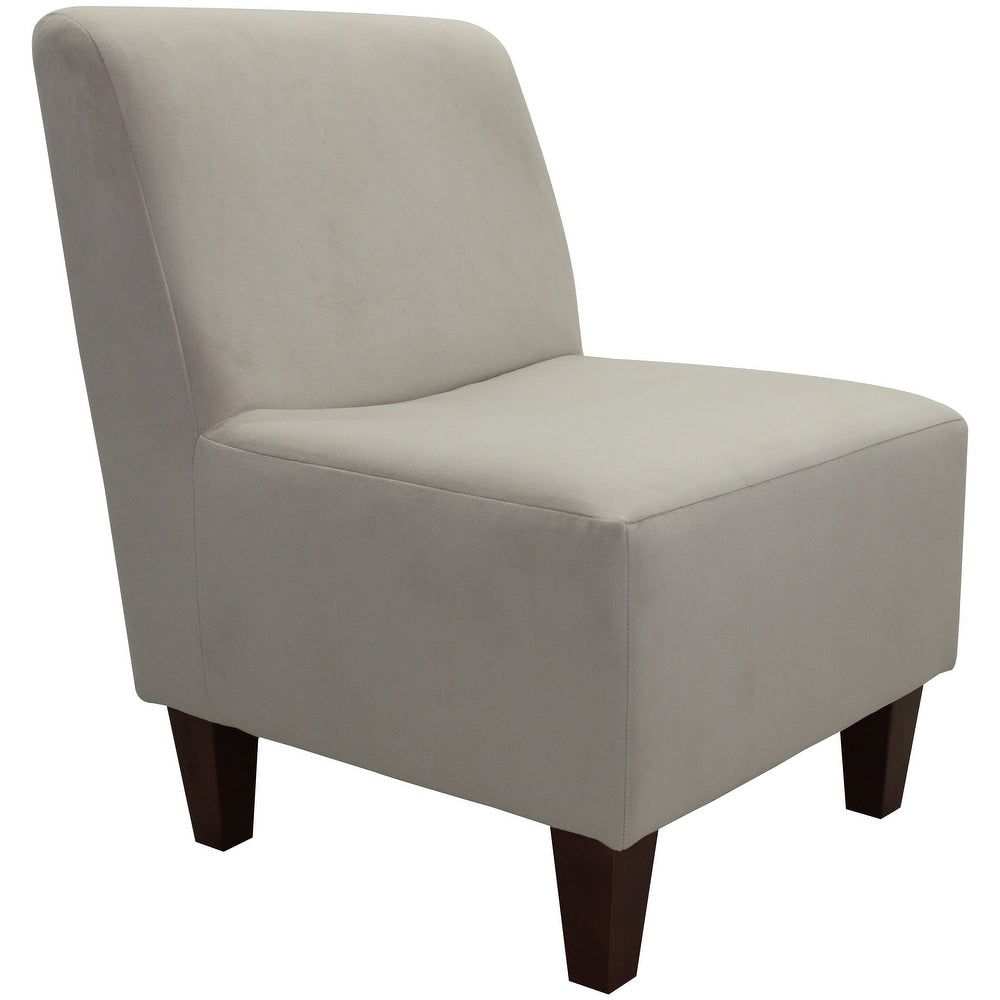 Amanda Armless Accent Chair, Multiple Colors